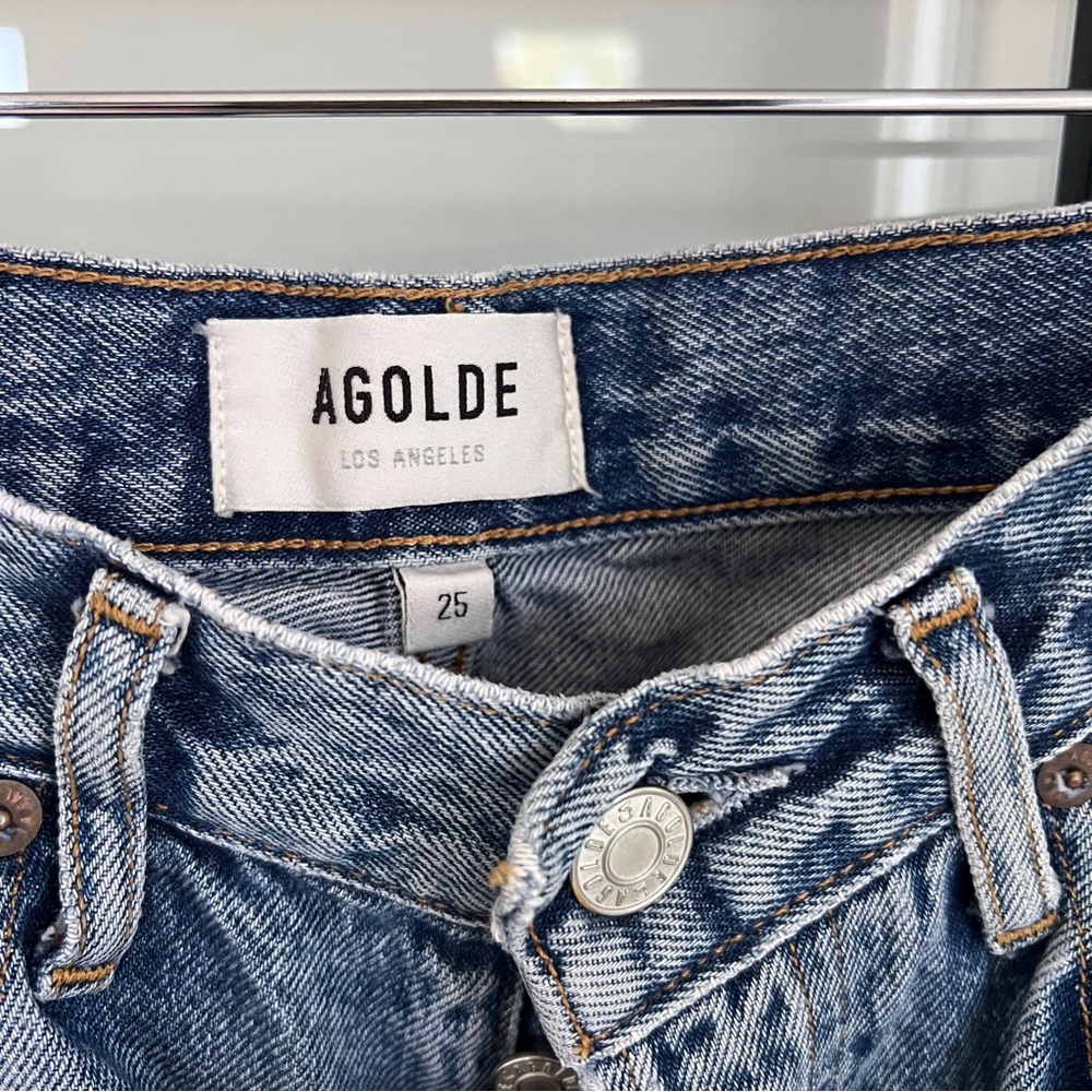 Agolde Riley Denim Jeans - Picture 3 of 7